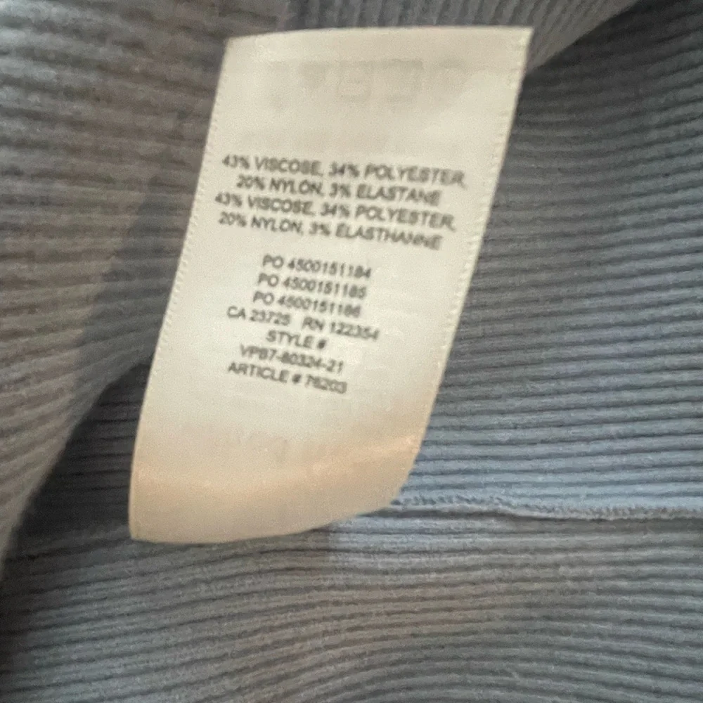 Wilfred Slate Blue Cutout Knit Mini Dress - Picture 4 of 4